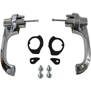 1971-1974 Pontiac Ventura Exterior Door Handle Pair w/Pickupsh Button.