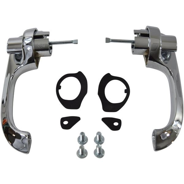 1971-1974 Pontiac Ventura Exterior Door Handle Pair w/Pickupsh Button.