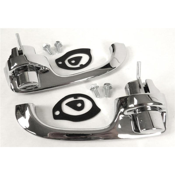 1964-1972 Pontiac GTO Exterior Door Handle Pair w/Pickupsh Button.