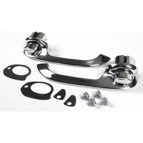 1956-1957 Chevy 4 Door Hardtop Exterior Door Handle Pair.