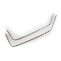 1965-1966 FORD MUSTANG ROOFRAIL TRIM MOULING STAINLESS STEEL ( DOOR SASH ESCUTCHEON ) PAIR.