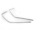 1965-1966 FORD MUSTANG ROOFRAIL TRIM MOULING STAINLESS STEEL ( DOOR SASH ESCUTCHEON ) PAIR.