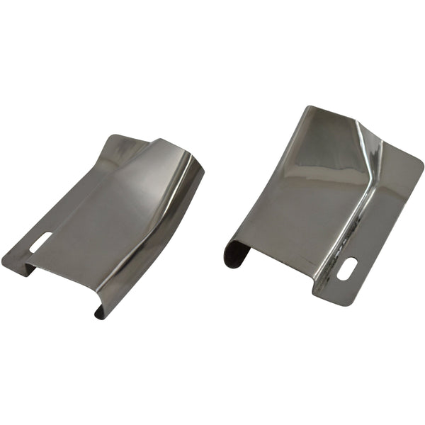 1969-1970 Ford Mustang Drip Rail Molding Joint Cover Pair Fastback.