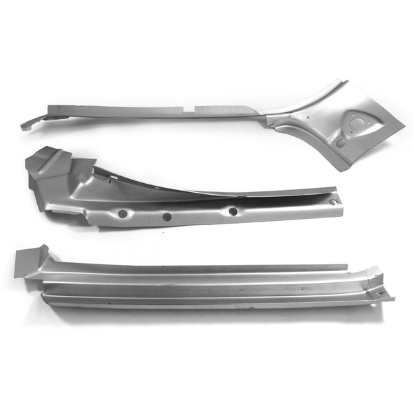 1970-1981 Chevy Camaro A PILLAR 3 PCS REPAIR KIT RH.