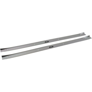 1964-1967 Chevy Chevelle Door Sill Plate, w/Body By Fisher Emblem Riveted On - Classic 2 Current Fabrication