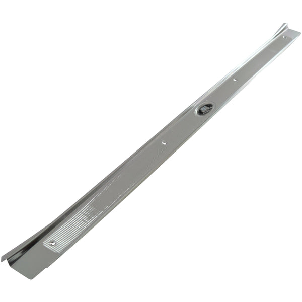 1964-1967 Buick Skylark Door Sill Plate, w/Body By Fisher Emblem Riveted On - Classic 2 Current Fabrication