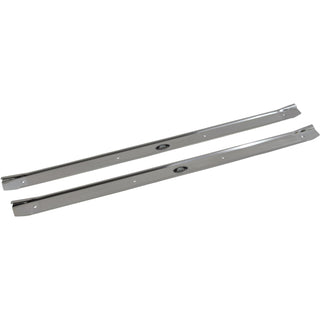 1968-1971 Oldsmobile 442 Door Sill Plate, w/Body By Fisher Emblem Riveted On - Classic 2 Current Fabrication