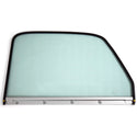 1947-1950 Chevy C10 Pickup Door Window Frame (Black) LH W/Tinted Glass.
