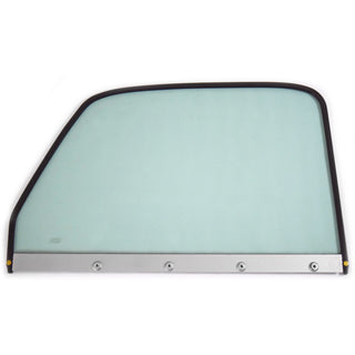 1947-1950 Chevy C10 Pickup Door Window Frame (Black) LH W/Tinted Glass.