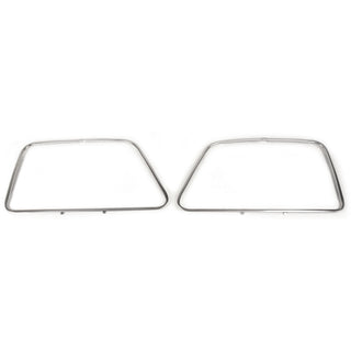 1947-1954 Chevy C10 Pickup DOOR WINDOW FRAME PAIR STAINLESS CHROME.
