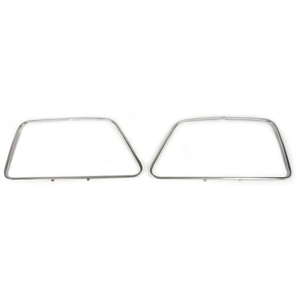 1947-1954 Chevy C10 Pickup DOOR WINDOW FRAME PAIR STAINLESS CHROME.
