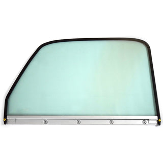 1947-1950 Chevy C10 Pickup Door Window Frame (Black) RH W/Tinted Glass.