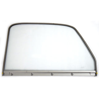 1947-1950 Chevy C10 P/U Door Window Frame (Chrome) LH W/Clear Glass - Classic 2 Current Fabrication