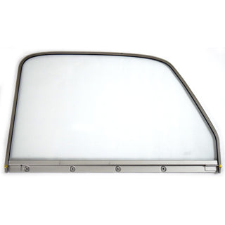 1947-1950 Chevy C10 Pickup Door Window Frame (Chrome) LH W/Clear Glass.