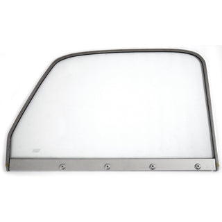 1947-1950 Chevy C10 Pickup Door Window Frame (Chrome) LH W/Clear Glass.