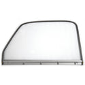 1947-1950 Chevy C10 Pickup Door Window Frame (Chrome) RH W/Clear Glass.