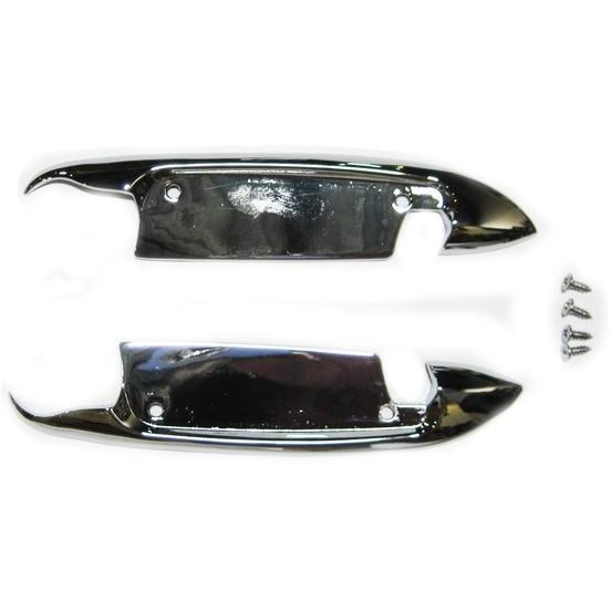 1959 Chevy 3B Pickup Door Handle Scuff Plate, Pair.