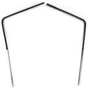 1955-1957 Chevy Bel Air/150/210 4 DOOR SEDAN DOOR GLASS RUNNER FRONT PAIR.