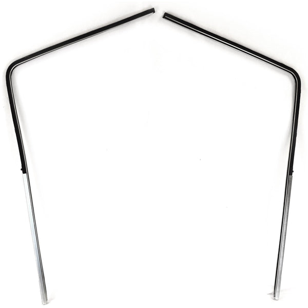 1955-1957 Chevy Bel Air/150/210 4 DOOR SEDAN DOOR GLASS RUNNER FRONT PAIR.