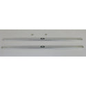 1955-1957 Chevy Bel Air 2 Door- Door Sill Plate, Pair.