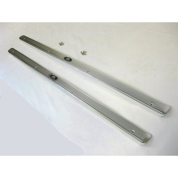 1955-1957 Chevy Two-Ten Series 2 Door- Door Sill Plate, Pair.