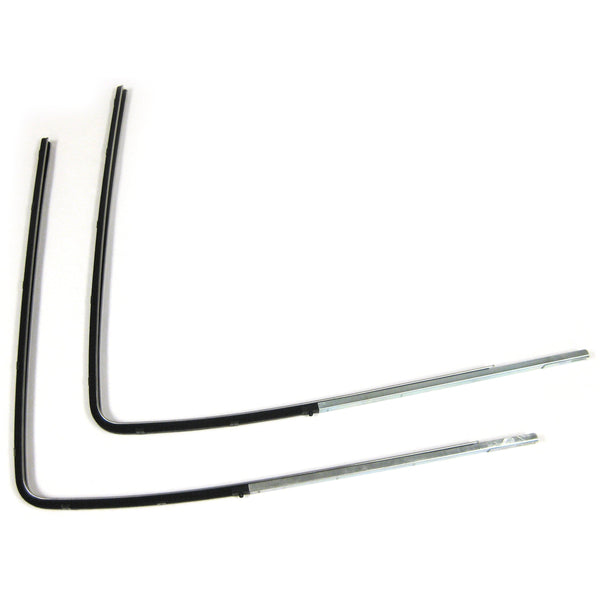 1955-1957 Chevy Bel Air 2 Door Sedan Door Glass Runner Pair.