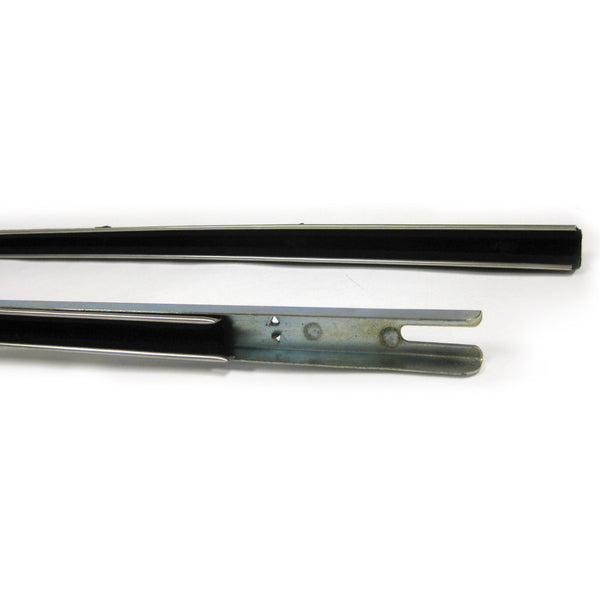 1955-1957 Chevy Two-Ten Series 2 Door Sedan Door Glass Runner Pair.
