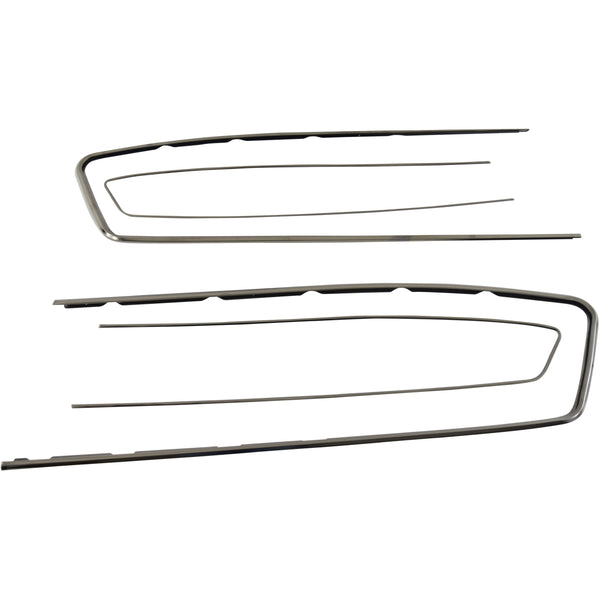 1965-1966 Ford Mustang Pony Door Panel Molding, 4 Piece Set - Classic 2 Current Fabrication