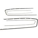 1965-1966 Ford Mustang Pony Door Panel Molding, 4 Piece Set.