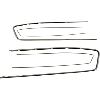 1965-1966 Ford Mustang Pony Door Panel Molding, 4 Piece Set.