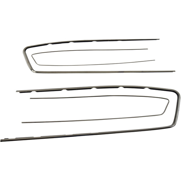 1965-1966 Ford Mustang Pony Door Panel Molding, 4 Piece Set.