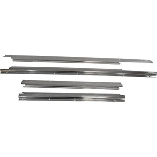 1965-1972 Mercedes-Benz W109 SEL Door Sill Rail Cover Set.