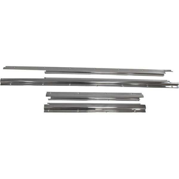 1965-1972 Mercedes-Benz W118 SE Door Sill Rail Cover Set.