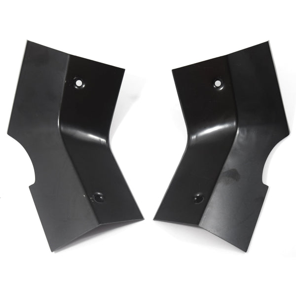 1967-1969 CHEVY CAMARO PACKAGE TRAY CORNER TRIMS PAIR.