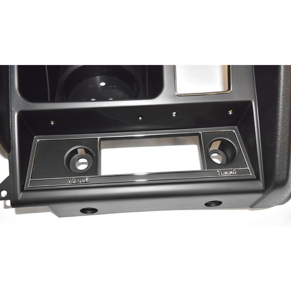 1969 CHEVROLET CAMARO DASH CARRIER ASSEMBLY W/ PRE-CUT CENTER CLOCK OPENING.