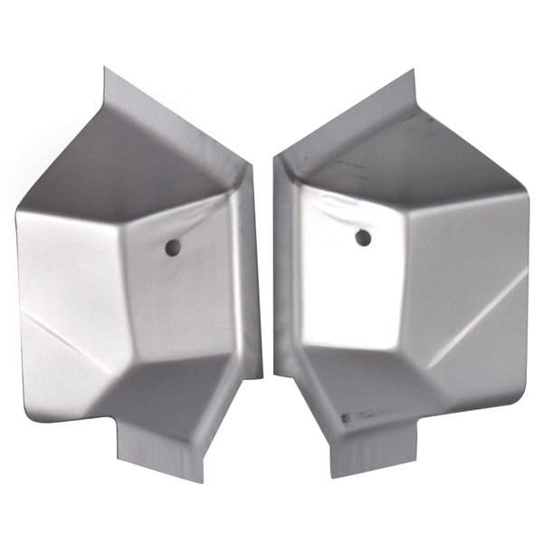 1966-1967 Chevy Nova Package Shelf Supports (Pair)Weld Thru Primer.