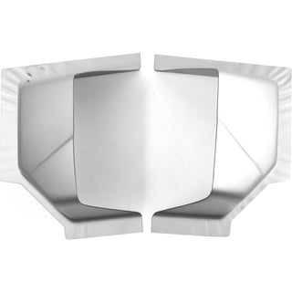 1966-1967 Chevy Nova Package Shelf Supports (Pair)Weld Thru Primer.