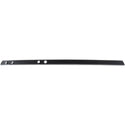 1966 Chevy El Camino SS-396 Upper Dash Strip Black Finish w/o A/C.
