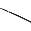 1966 Chevy El Camino SS-396 Upper Dash Strip Black Finish w/o A/C.