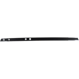 1967 Chevy El Camino SS-396 Upper Dash Strip Black Finish w/o A/C.