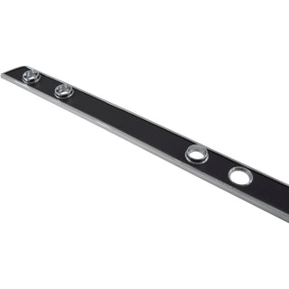 1967 Chevy El Camino SS-396 Upper Dash Strip Black Finish w/o A/C.