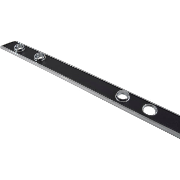 1967 Chevy El Camino SS-396 Upper Dash Strip Black Finish w/o A/C.