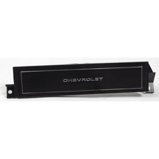 1970-1972 Chevy Chevelle Dash Cover Plate A/C Delete W/Chevrolet Lettering - Classic 2 Current Fabrication