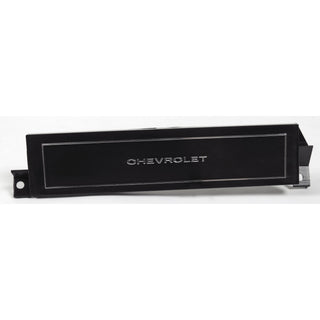 1970-1972 Chevy Chevelle Dash Cover Plate A/C Delete W/Chevrolet Lettering.