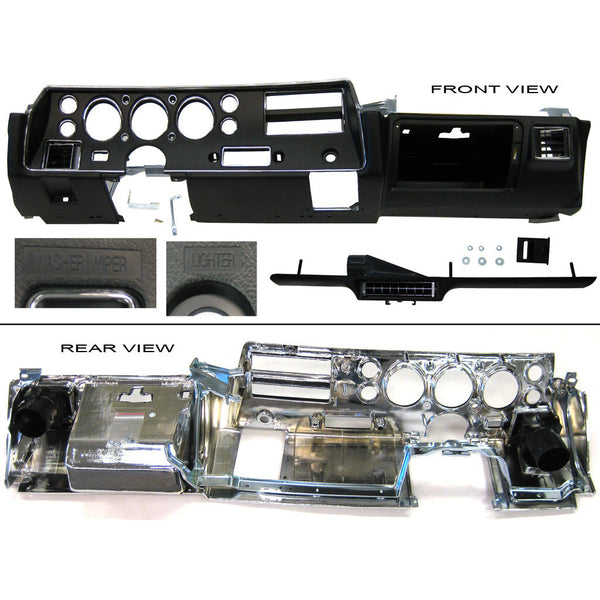 1970-1972 Chevy Chevelle Ss Only Complete Dash Panel Assembly W/ 3 Vents.