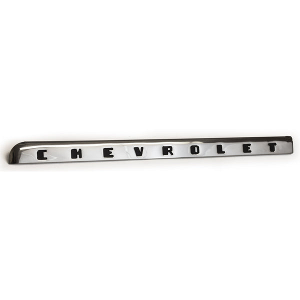 1947-1953 Chevy C10 Pickup UPPER DASH TRIM W/CHEVROLET LOGO.