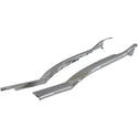1955-1957 Chevy Bel Air Hardtop Rear Upper Inner Quarter Panel Molding Pair Chrome.