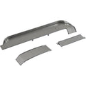 1967-1968 Ford Mustang Dash Panel Trim Set, 3 Piece, w/Aluminum Inserts.