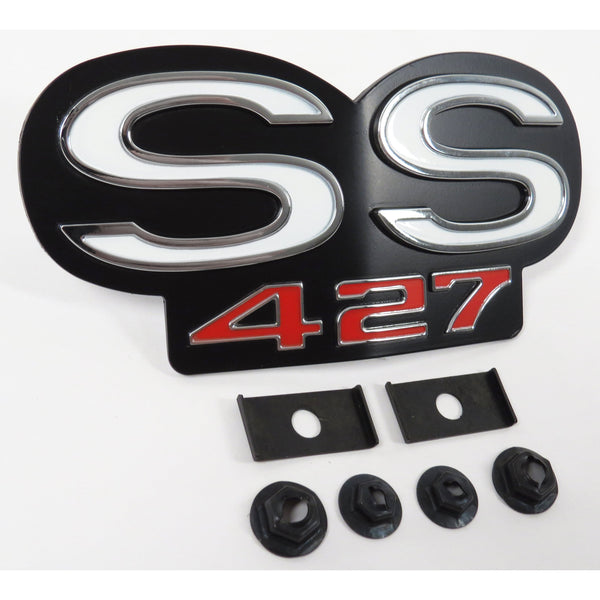 1968-1969 Chevy Nova SS 427 Grille Emblem, For RS And Standard Grille.