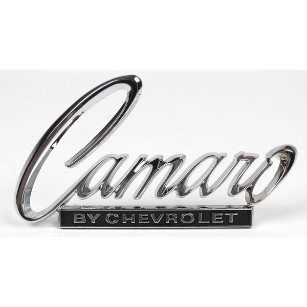 1968-1969 Chevy Camaro Camaro By Chevy Header Panel/Truck Lid Emblem - Classic 2 Current Fabrication